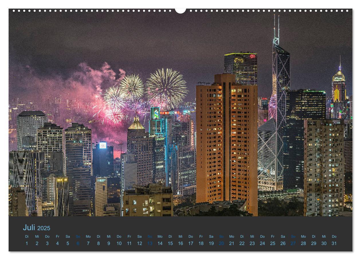 Bild: 9783435377459 | Hong Kong - Skylines (hochwertiger Premium Wandkalender 2025 DIN A2...