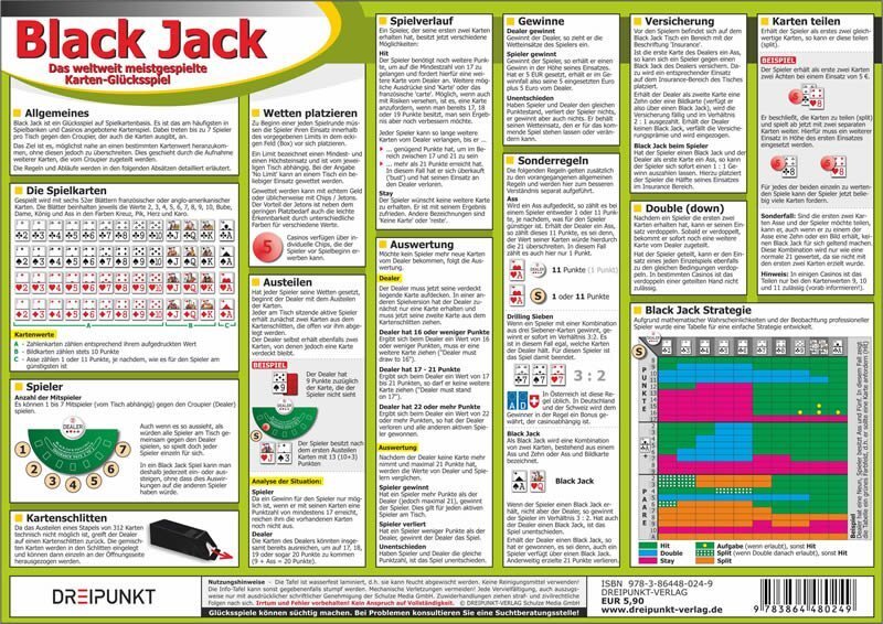 Cover: 9783864480249 | Black Jack | Das weltweit meistgespielte Karten-Glücksspiel | Schulze