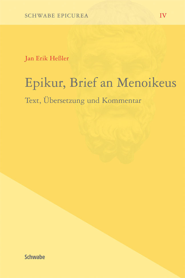 Cover: 9783796532139 | Epikur, Brief an Menoikeus | Jan Dr. Heßler | Buch | 378 S. | Deutsch