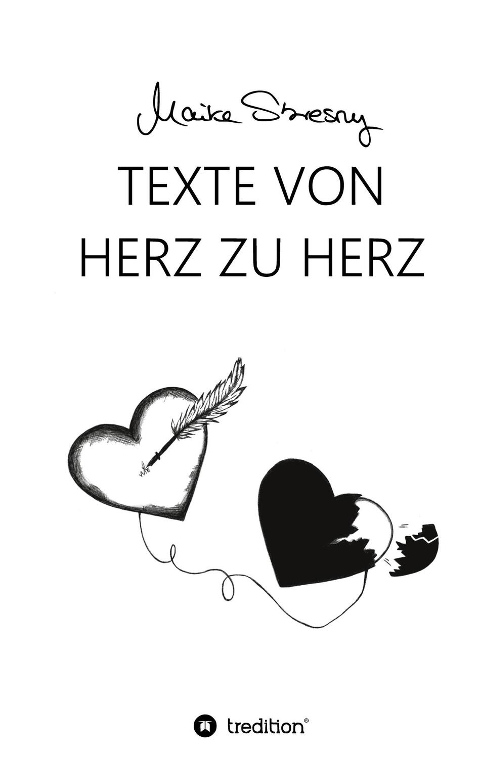 Cover: 9783347279124 | Texte von Herz zu Herz | Maike Sbresny | Taschenbuch | tredition