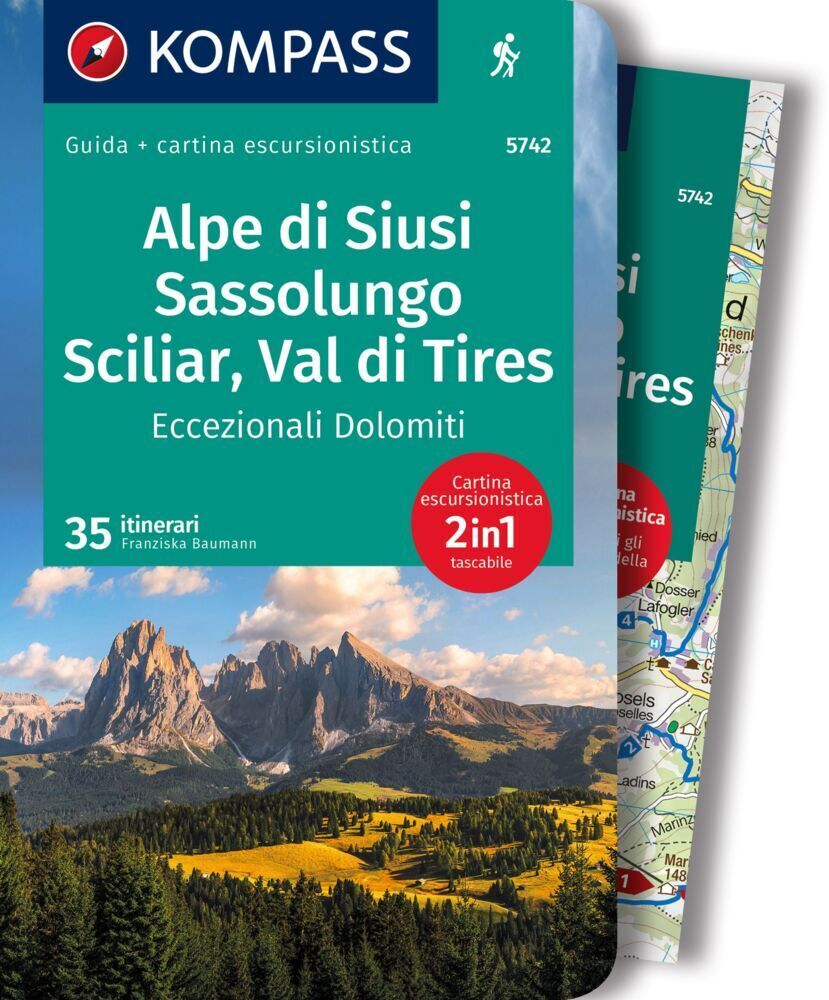 Cover: 9783991216353 | KOMPASS guida escursionistica Alpe di Siusi, Sassolungo, Sciliar,...