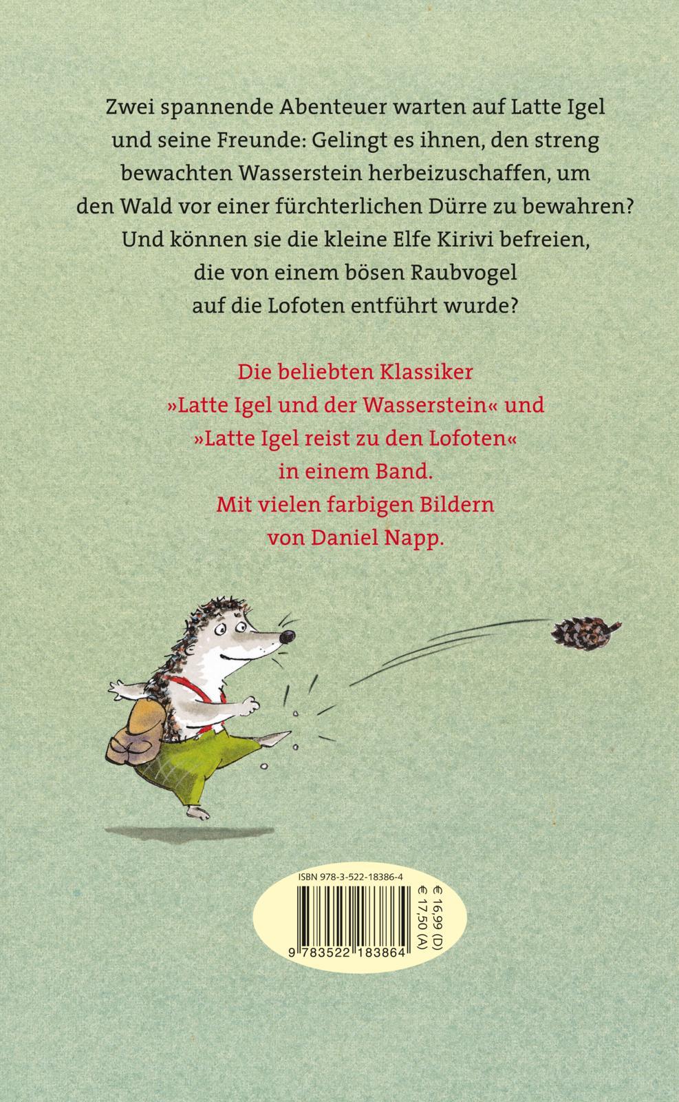 Rückseite: 9783522183864 | Latte Igel: Das große Latte-Igel-Buch | Sebastian Lybeck | Buch | 2014