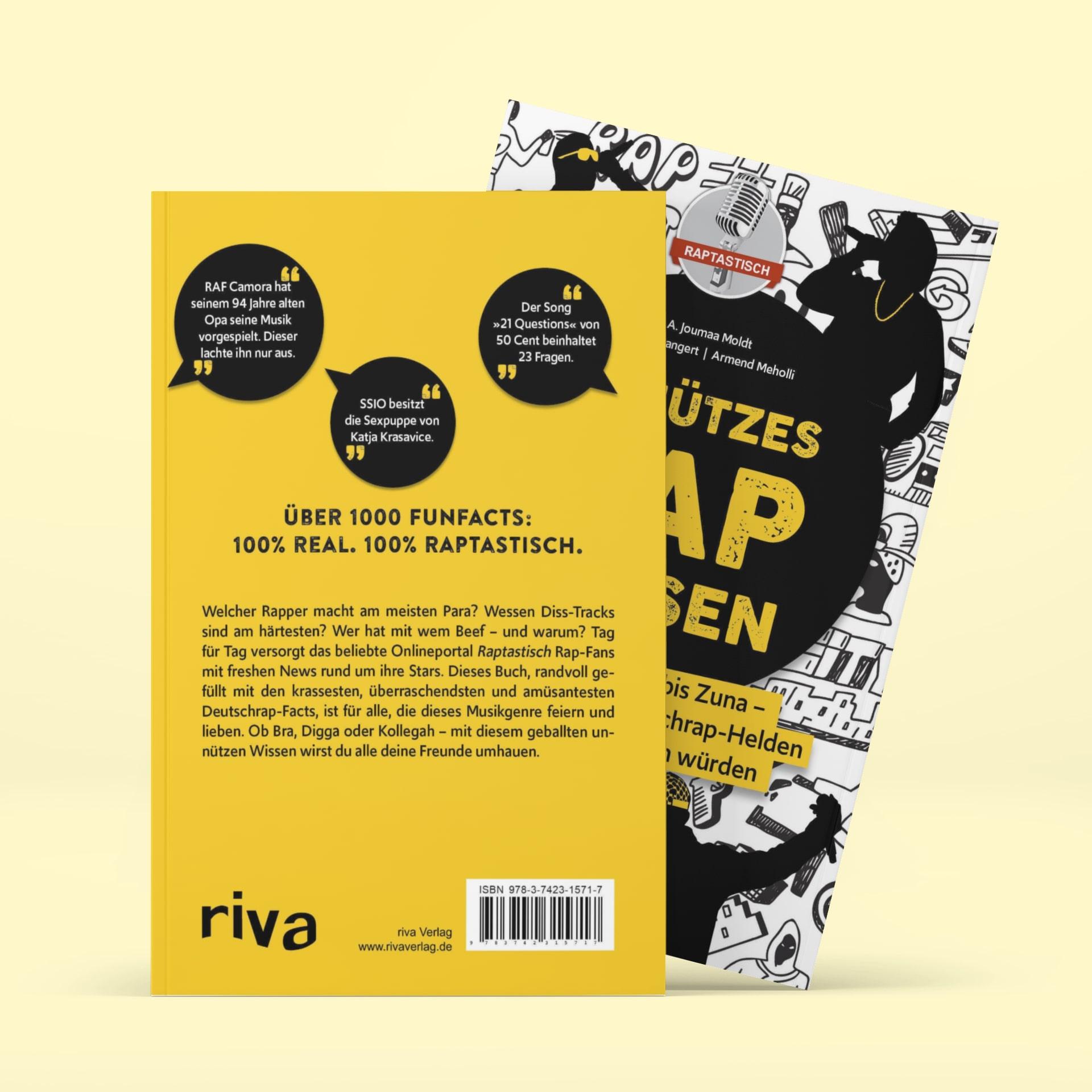 Rückseite: 9783742315717 | Unnützes Rap-Wissen | A. Joumaa Moldt (u. a.) | Taschenbuch | 240 S.