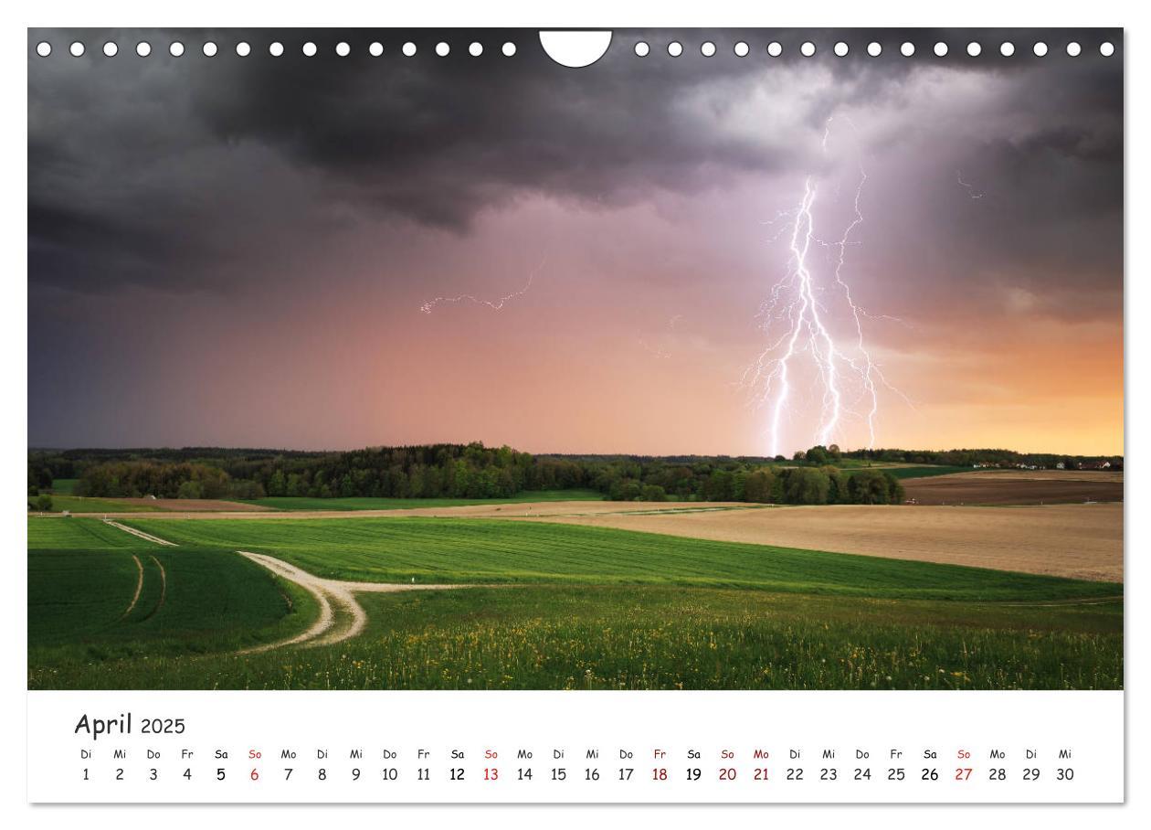 Bild: 9783435329120 | Gewitterwelten (Wandkalender 2025 DIN A4 quer), CALVENDO...