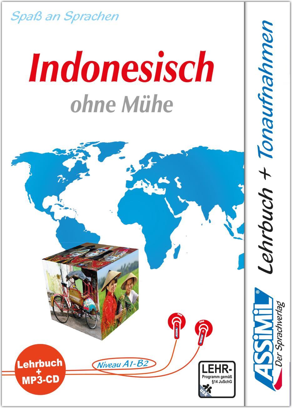 Cover: 9783896252838 | ASSiMiL Indonesisch ohne Mühe - MP3-Sprachkurs - Niveau A1-B2 | Gmbh