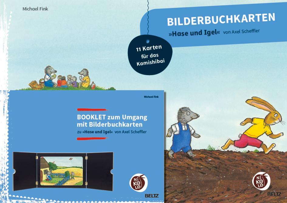 Cover: 4019172600266 | Bilderbuchkarten 'Hase und Igel' von Axel Scheffler | Michael Fink