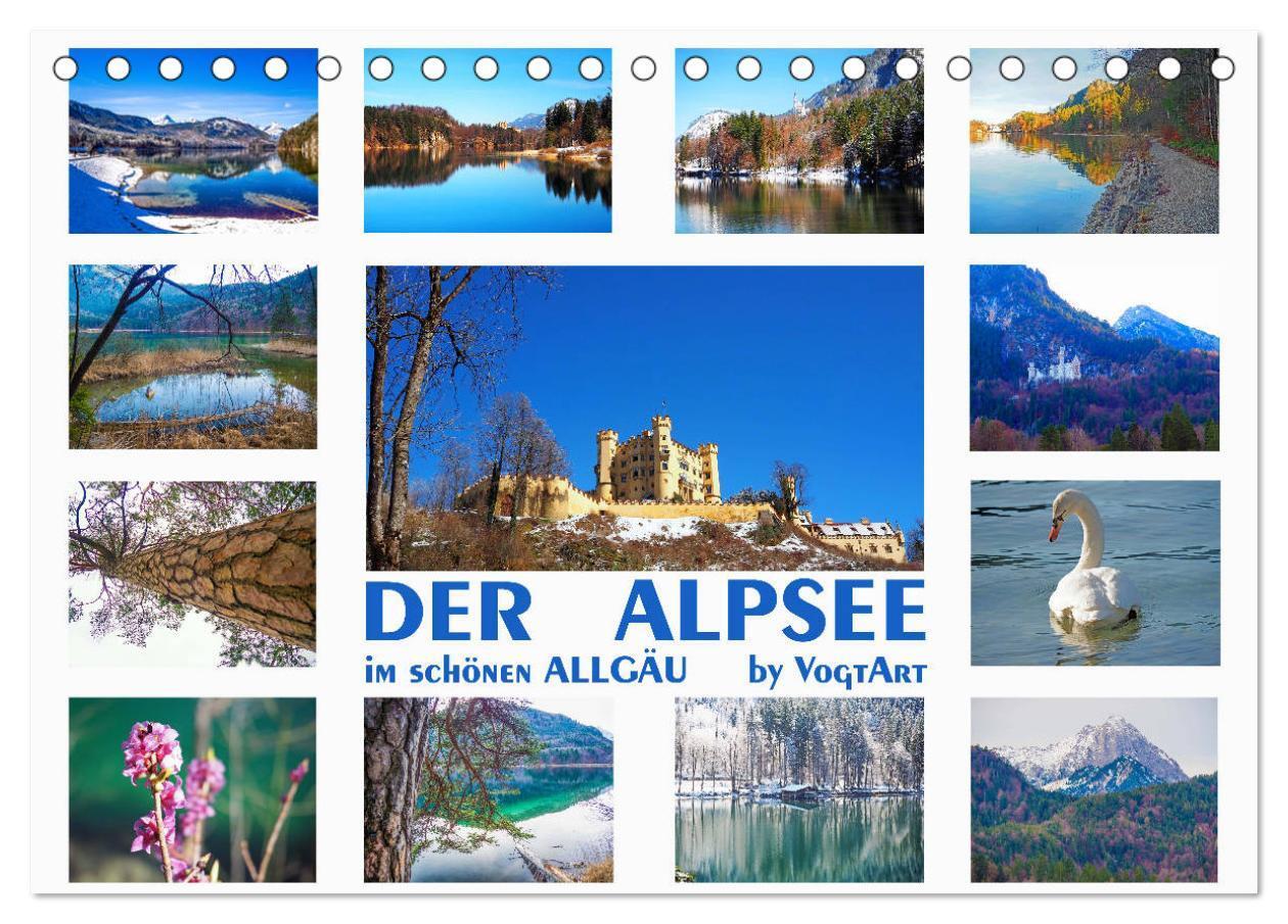 Cover: 9783675814936 | Der Alpsee im schönen Allgäu (Tischkalender 2024 DIN A5 quer),...