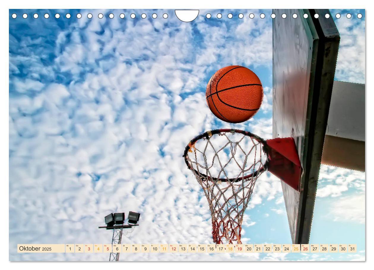 Bild: 9783435381975 | Basketball - so cool (Wandkalender 2025 DIN A4 quer), CALVENDO...