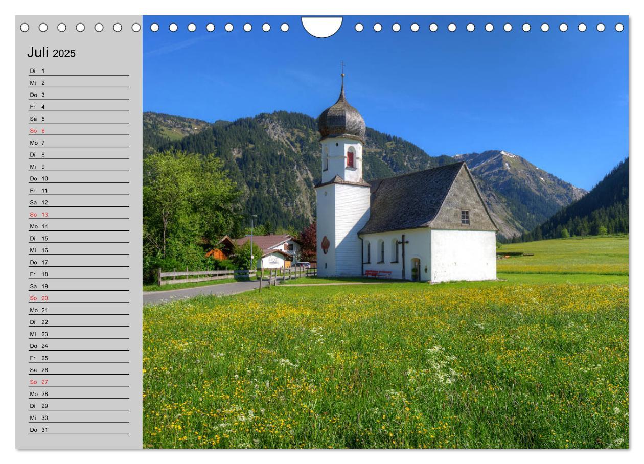 Bild: 9783435216680 | Tannheimer Tal (Wandkalender 2025 DIN A4 quer), CALVENDO...