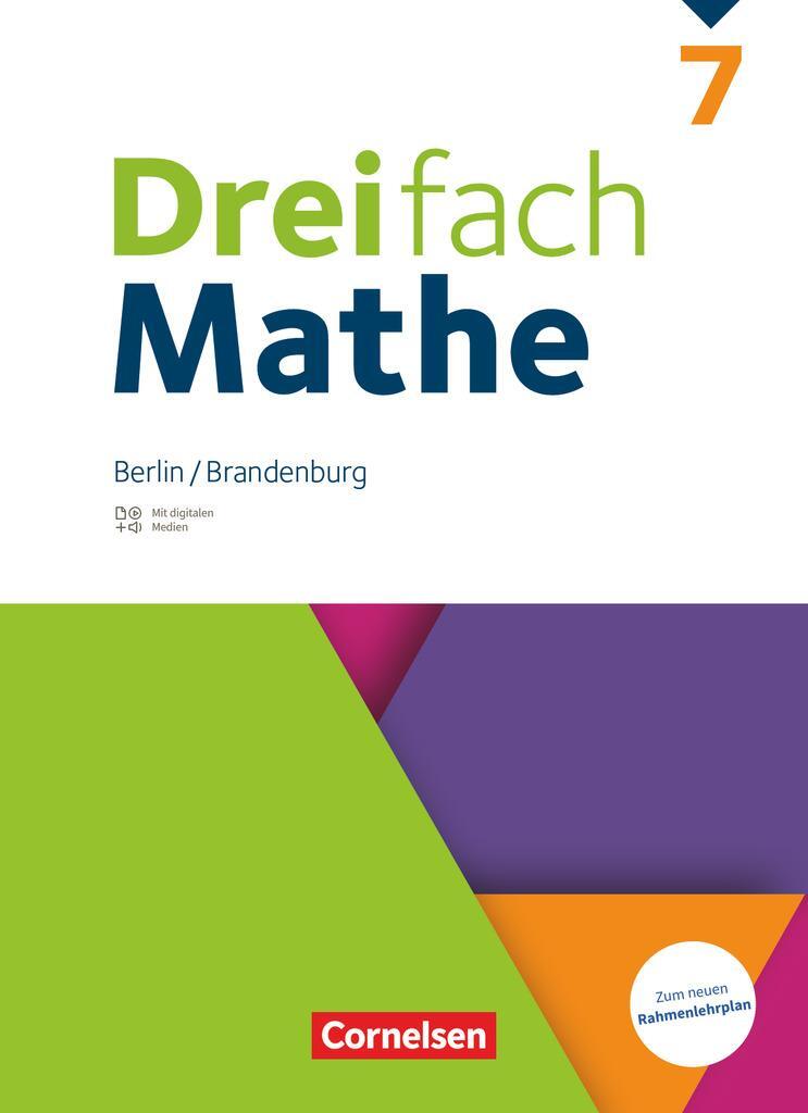 Cover: 9783060001309 | Dreifach Mathe 7. Schuljahr - Berlin und Brandenburg - Schulbuch...