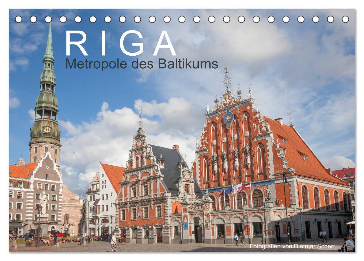 Cover: 9783383166341 | Riga - Metropole des Baltikums (Tischkalender 2024 DIN A5 quer),...