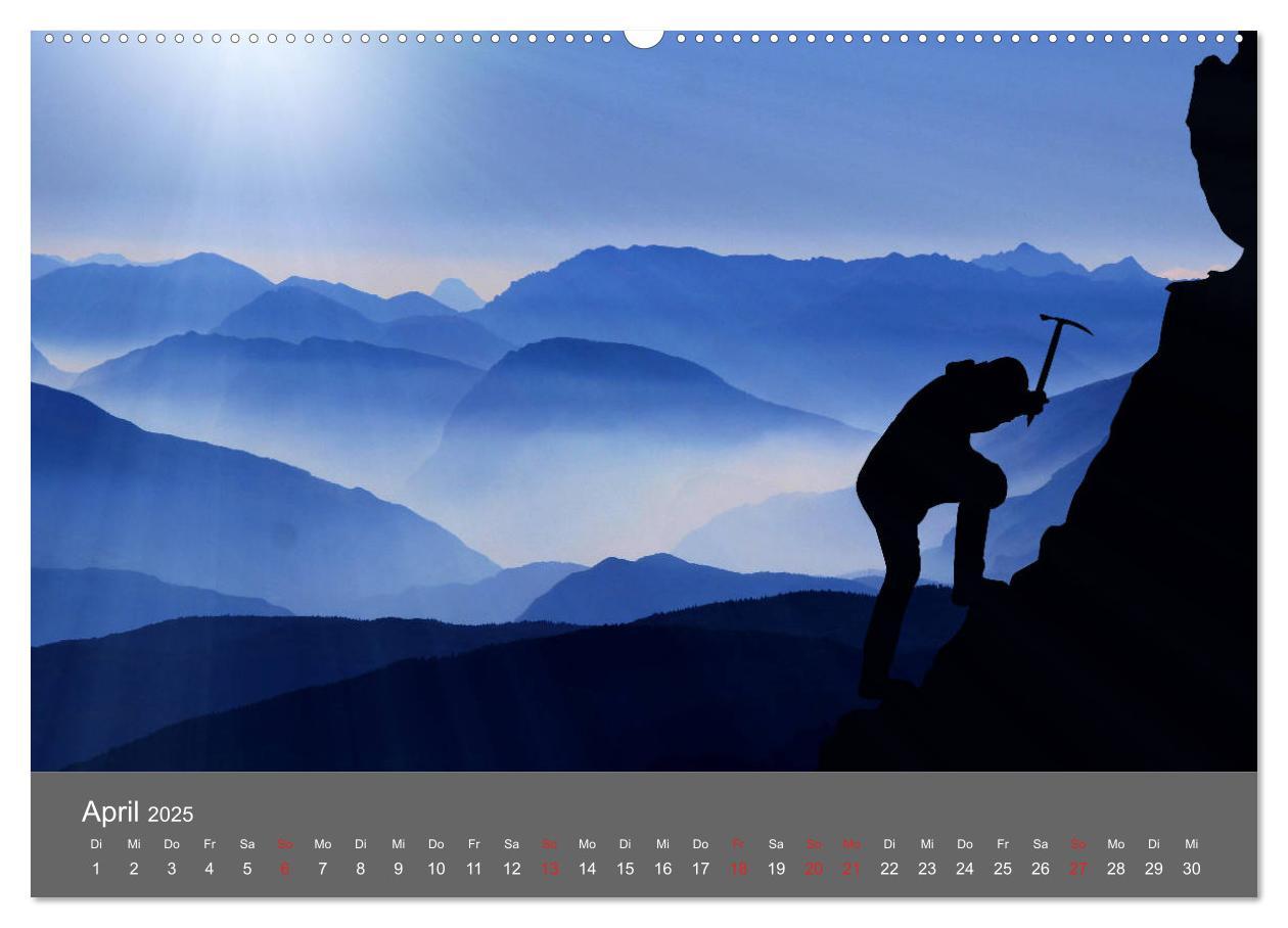 Bild: 9783435294091 | Bergsteigen - Extremsport am Limit (Wandkalender 2025 DIN A2 quer),...