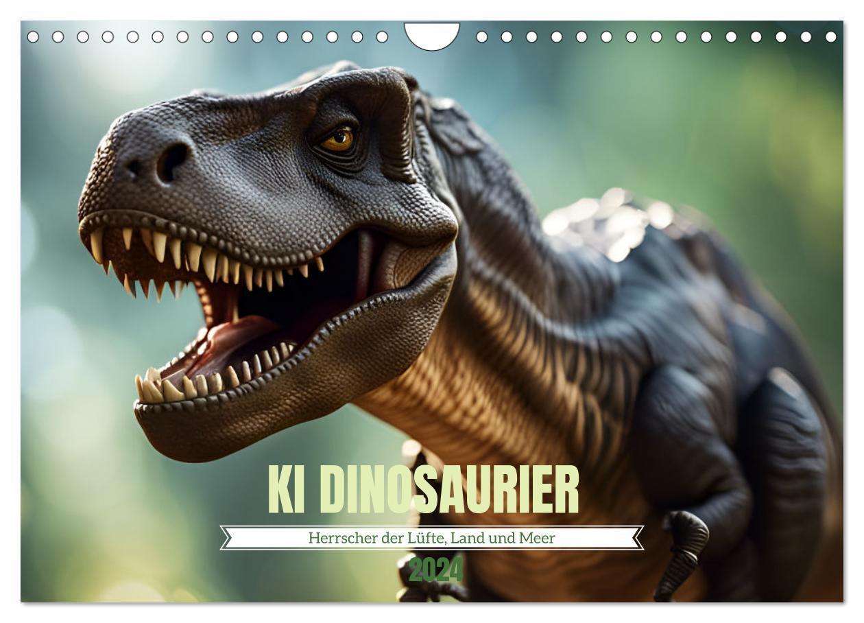 Cover: 9783383711848 | KI Dinosaurier - Herrscher der Lüfte, Land und Meer (Wandkalender...