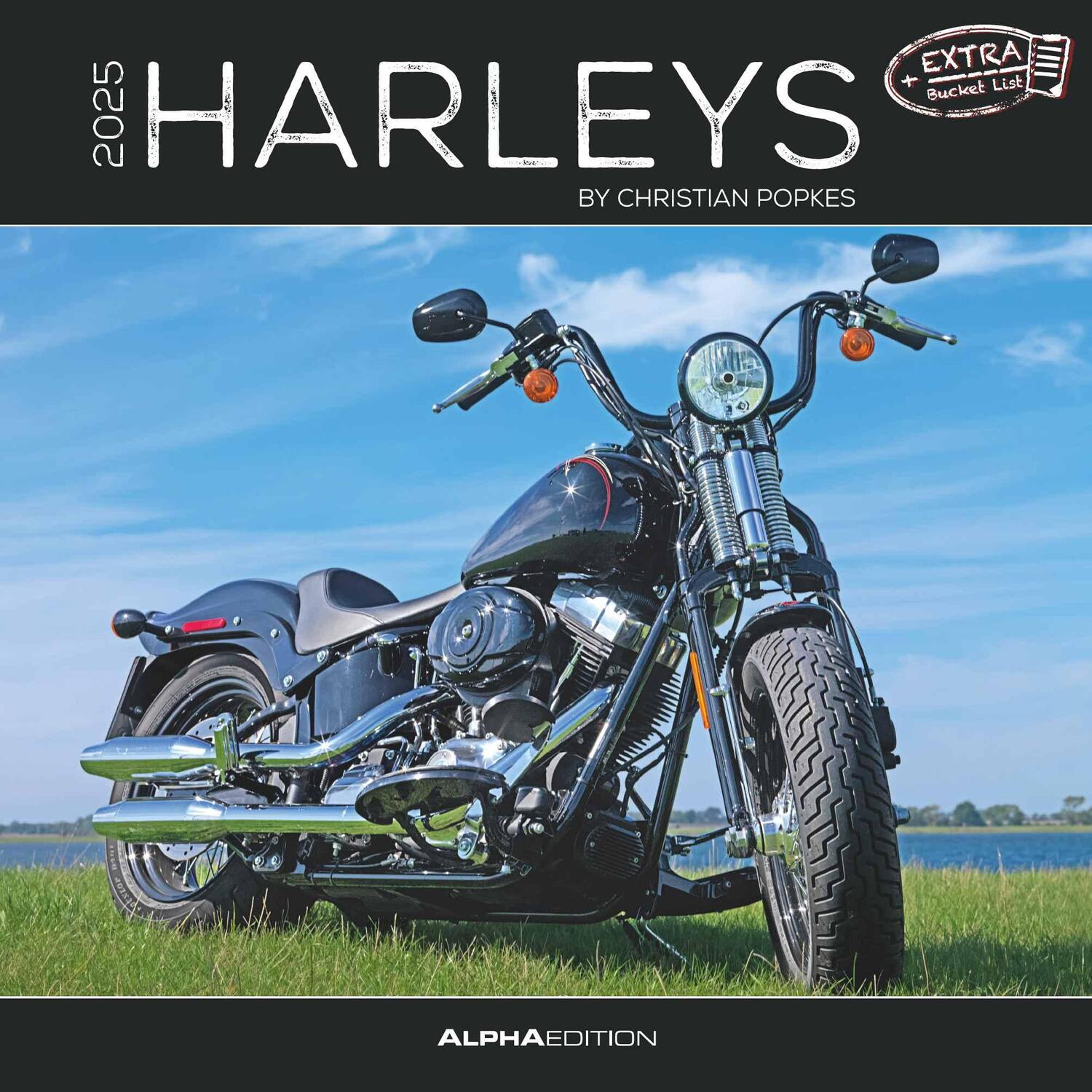 Cover: 4251732340940 | Harleys 2025 - Broschürenkalender 30x30 cm (30x60 geöffnet) -...