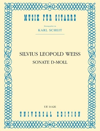 Cover: 9790008005985 | Sonata Re M. (Scheit) | Silvius Leopold Weiss | Buch