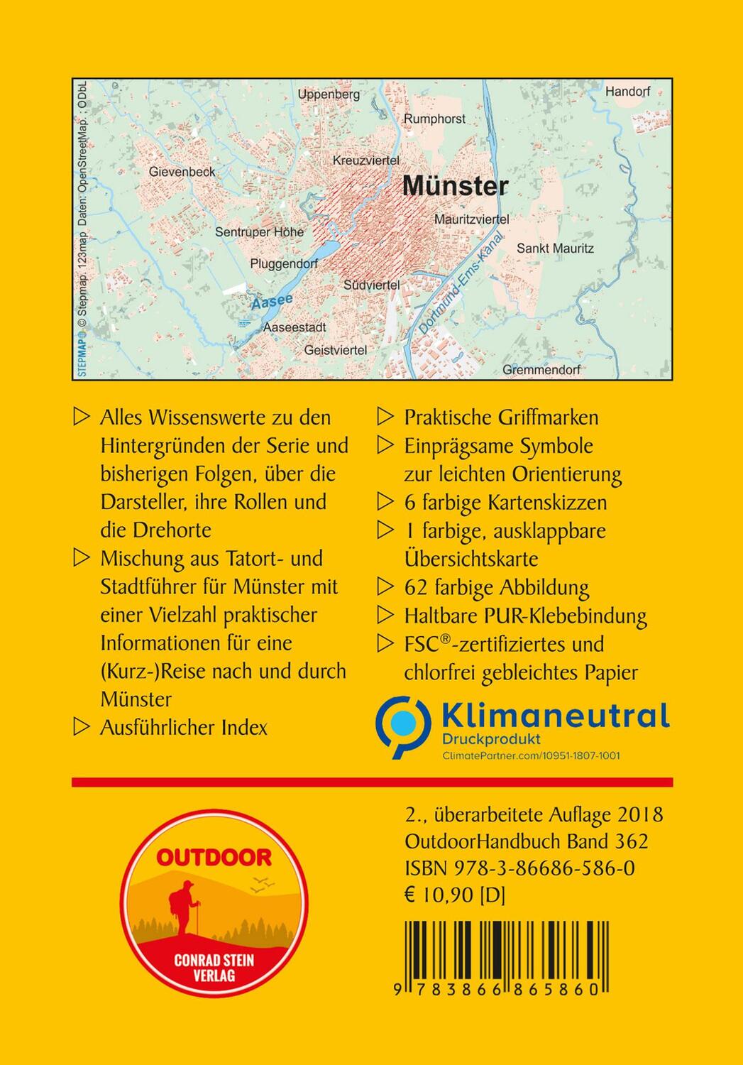 Rückseite: 9783866865860 | Tatort Münster | Ulrike Katrin Peters (u. a.) | Taschenbuch | Deutsch