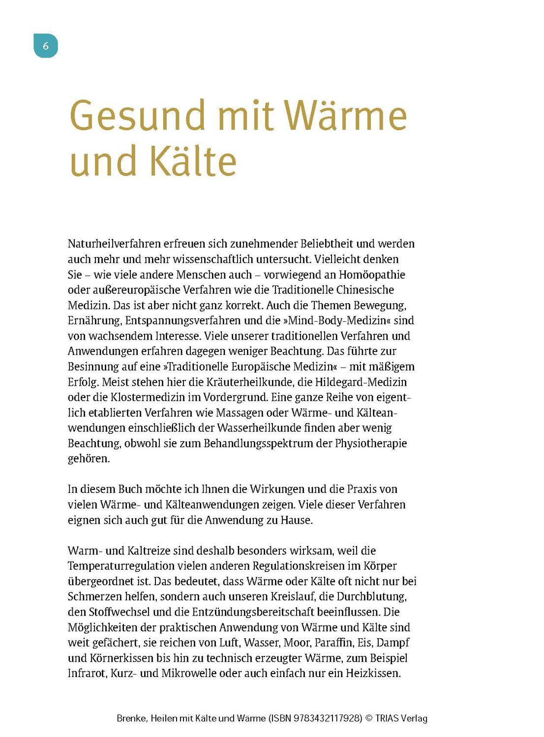 Bild: 9783432117928 | Heilen mit Kälte und Wärme | Rainer Brenke | Taschenbuch | 132 S.