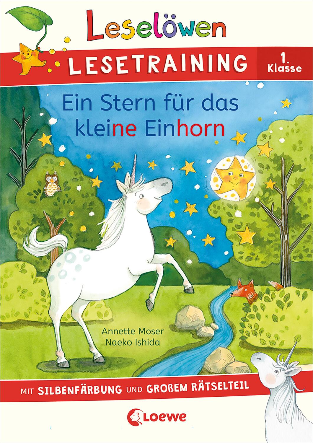 Cover: 9783743214316 | Leselöwen Lesetraining 1. Klasse - Ein Stern für das kleine Einhorn