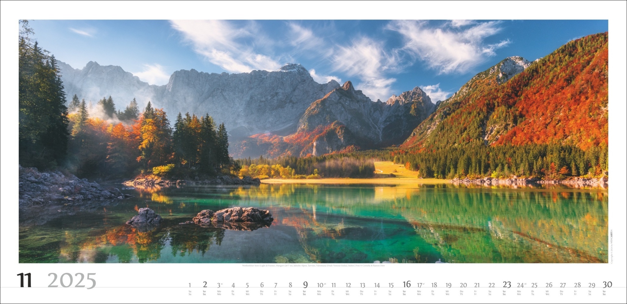 Bild: 9783839900215 | Alpenpanorama Kalender 2025 | Cornelia Dörr (u. a.) | Kalender | 14 S.