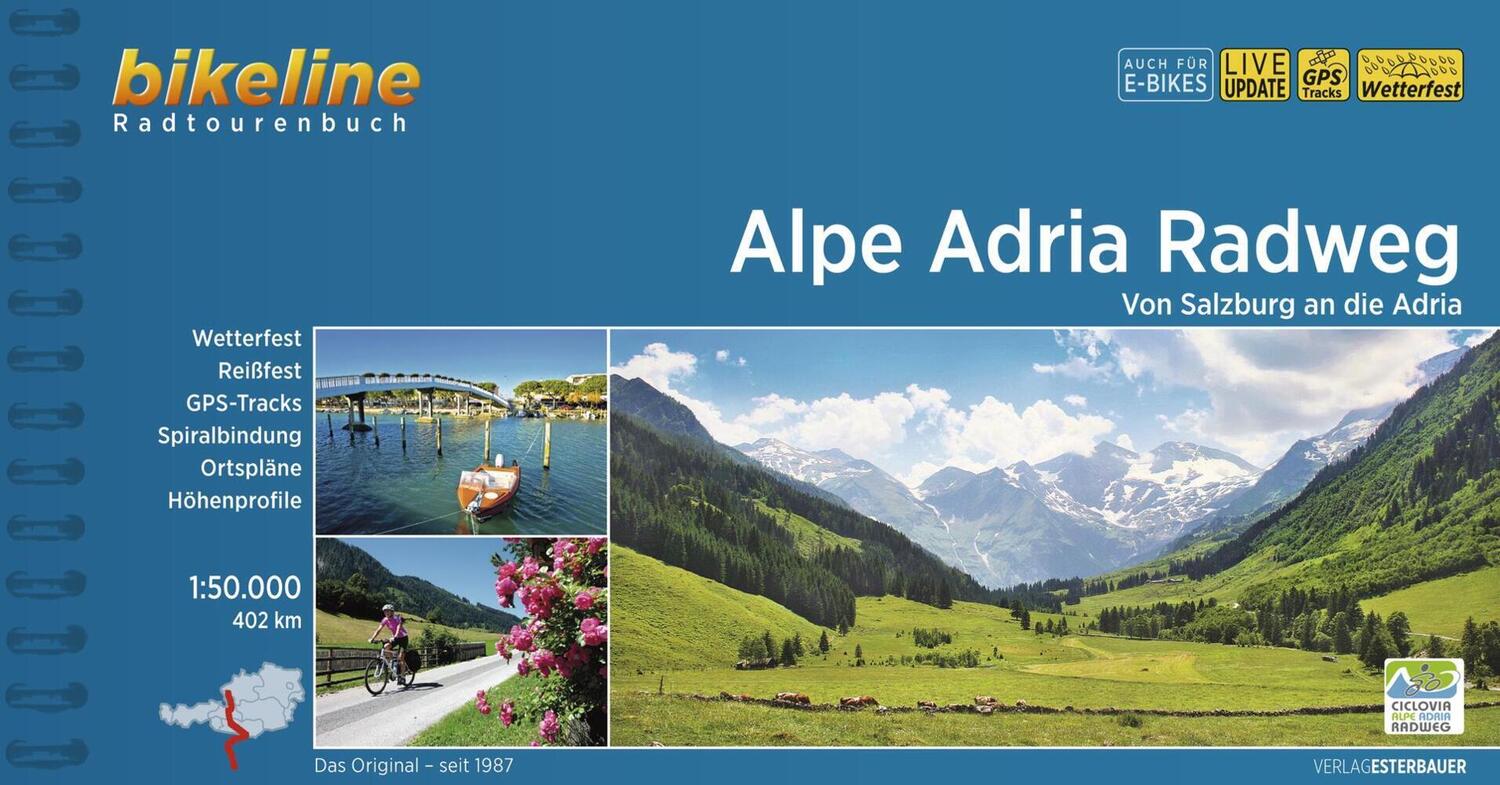 Cover: 9783711101518 | Alpe Adria Radweg | Esterbauer Verlag | Taschenbuch | Spiralbindung