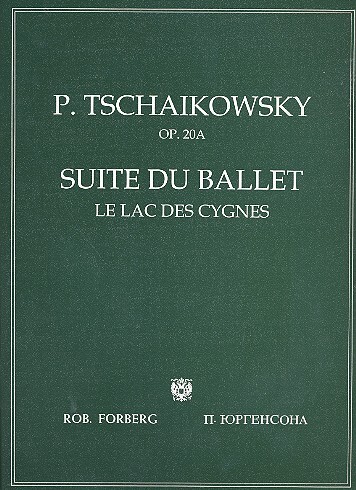 Cover: 9790206101144 | Schwanensee: Suite du ballet, op. 20a | Pyotr Ilyich Tchaikovsky