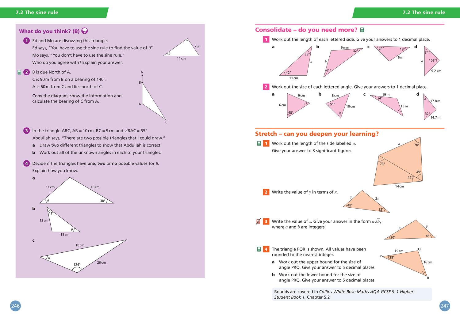 Bild: 9780008669607 | White Rose Maths: Aqa GCSE 9-1 Higher Student Book 2 | Ainscough