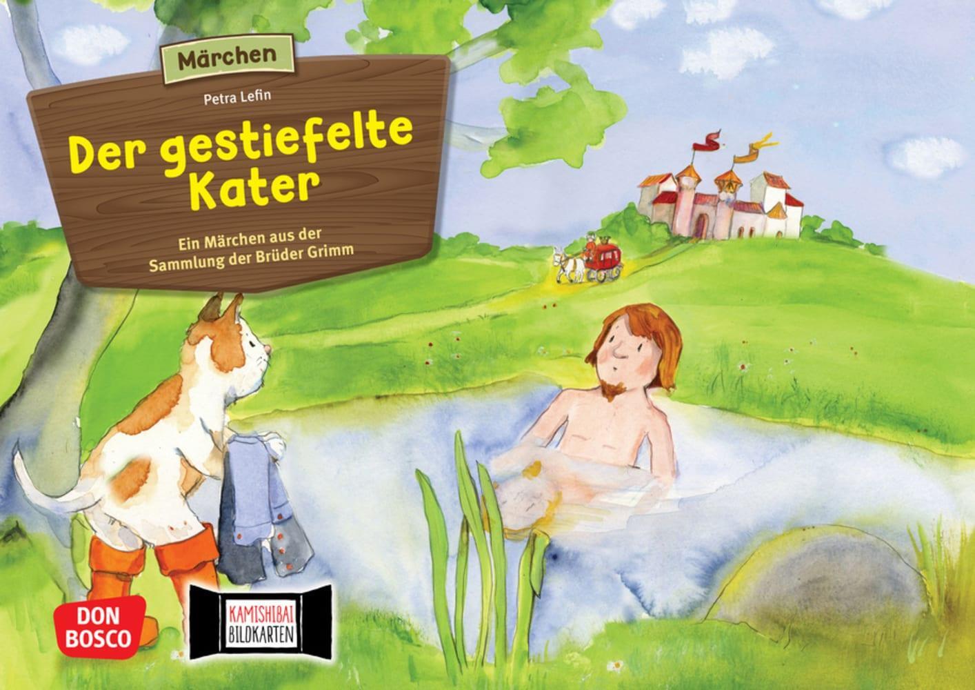 Cover: 4260179511998 | Der gestiefelte Kater. Kamishibai Bildkartenset. | Brüder Grimm | Box