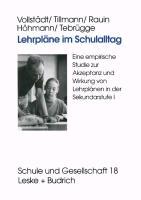 Cover: 9783810021571 | Lehrpläne im Schulalltag | Witlof Vollstädt (u. a.) | Taschenbuch