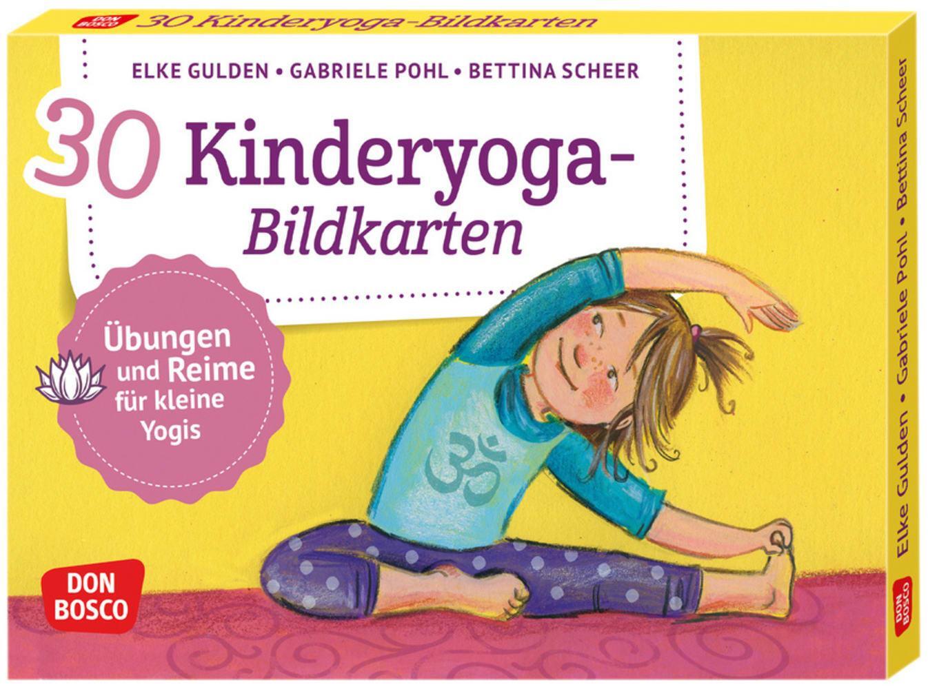 Cover: 4260179513916 | 30 Kinderyoga-Bildkarten | Übungen und Reime für kleine Yogis | Box