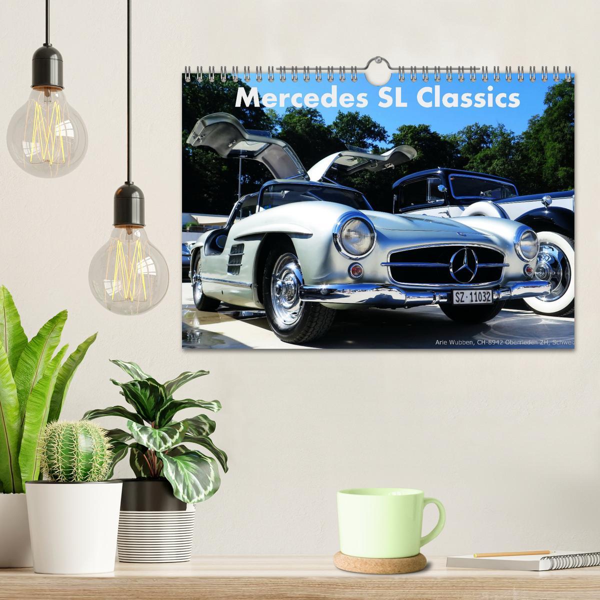 Bild: 9783435073849 | Mercedes SL Classics (Wandkalender 2025 DIN A4 quer), CALVENDO...