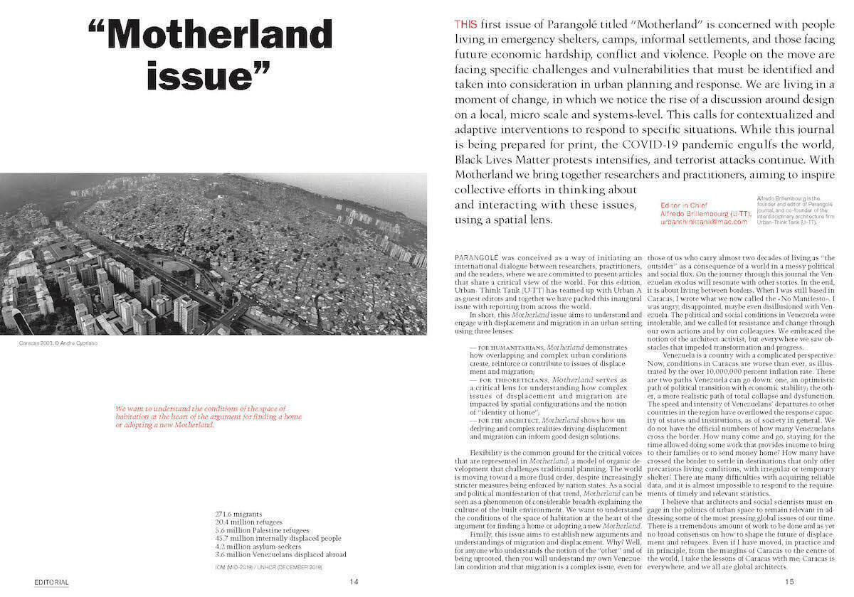 Bild: 9783775750301 | Motherland | PARANGOLÉ - a journal about the urbanised planet | Buch
