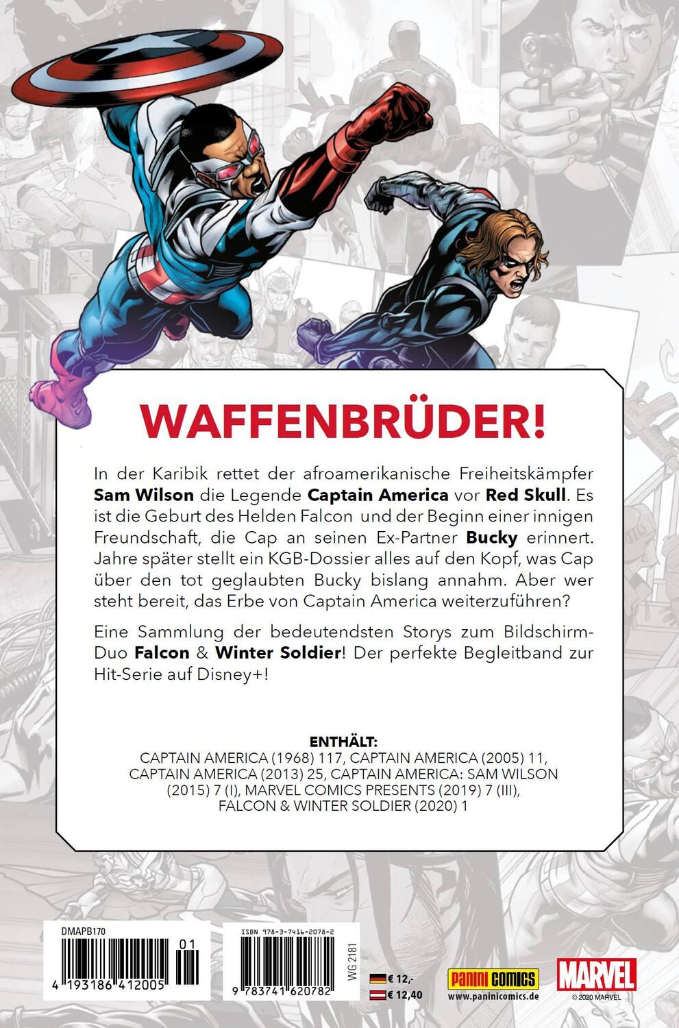 Rückseite: 9783741620782 | Marvel-Verse: Falcon &amp; Winter Soldier | Ed Brubaker (u. a.) | Buch