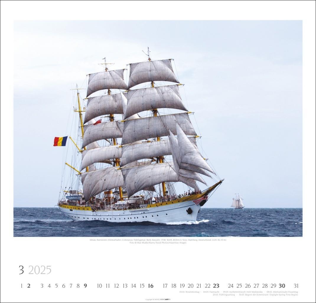 Bild: 9783839900345 | Tall Ships Kalender 2025 | Weingarten | Kalender | Spiralbindung