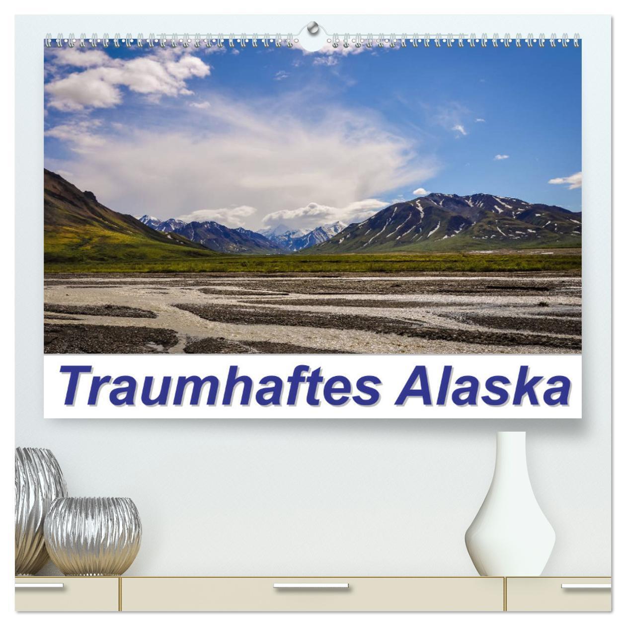 Cover: 9783383492150 | Traumhaftes Alaska (hochwertiger Premium Wandkalender 2024 DIN A2...