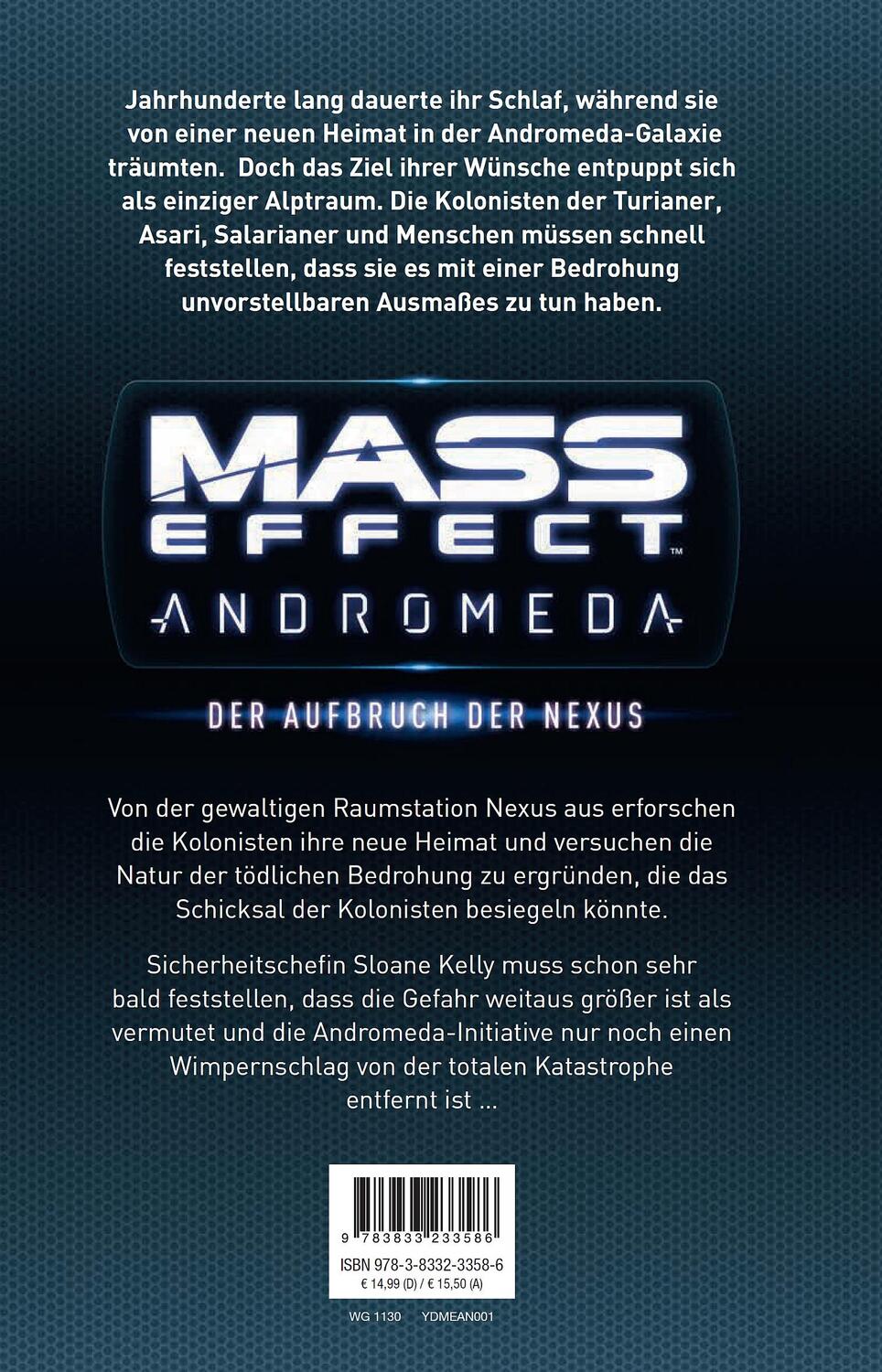Rückseite: 9783833233586 | Mass Effect: Andromeda - Der Aufbruch der Nexus | Hough (u. a.) | Buch
