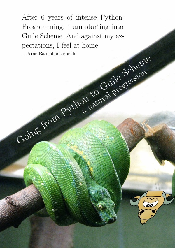 Cover: 9783737568401 | Going from Python to Guile Scheme | a natural progression | Buch