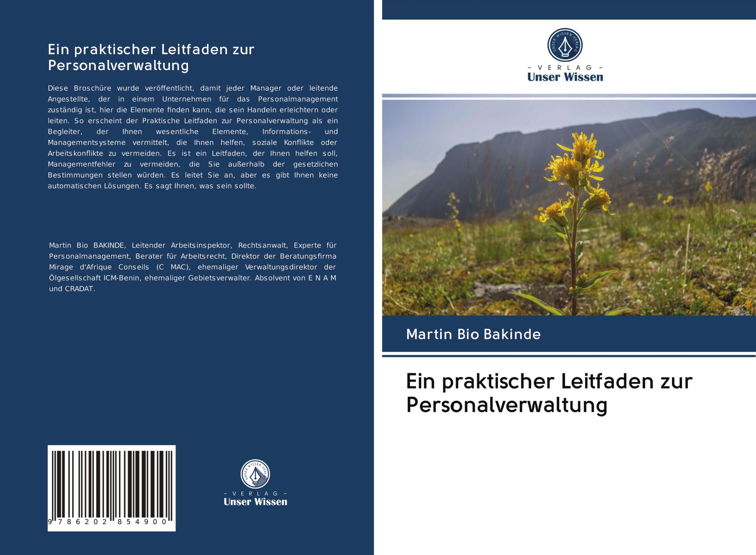 Cover: 9786202854900 | Ein praktischer Leitfaden zur Personalverwaltung | Martin Bio Bakinde