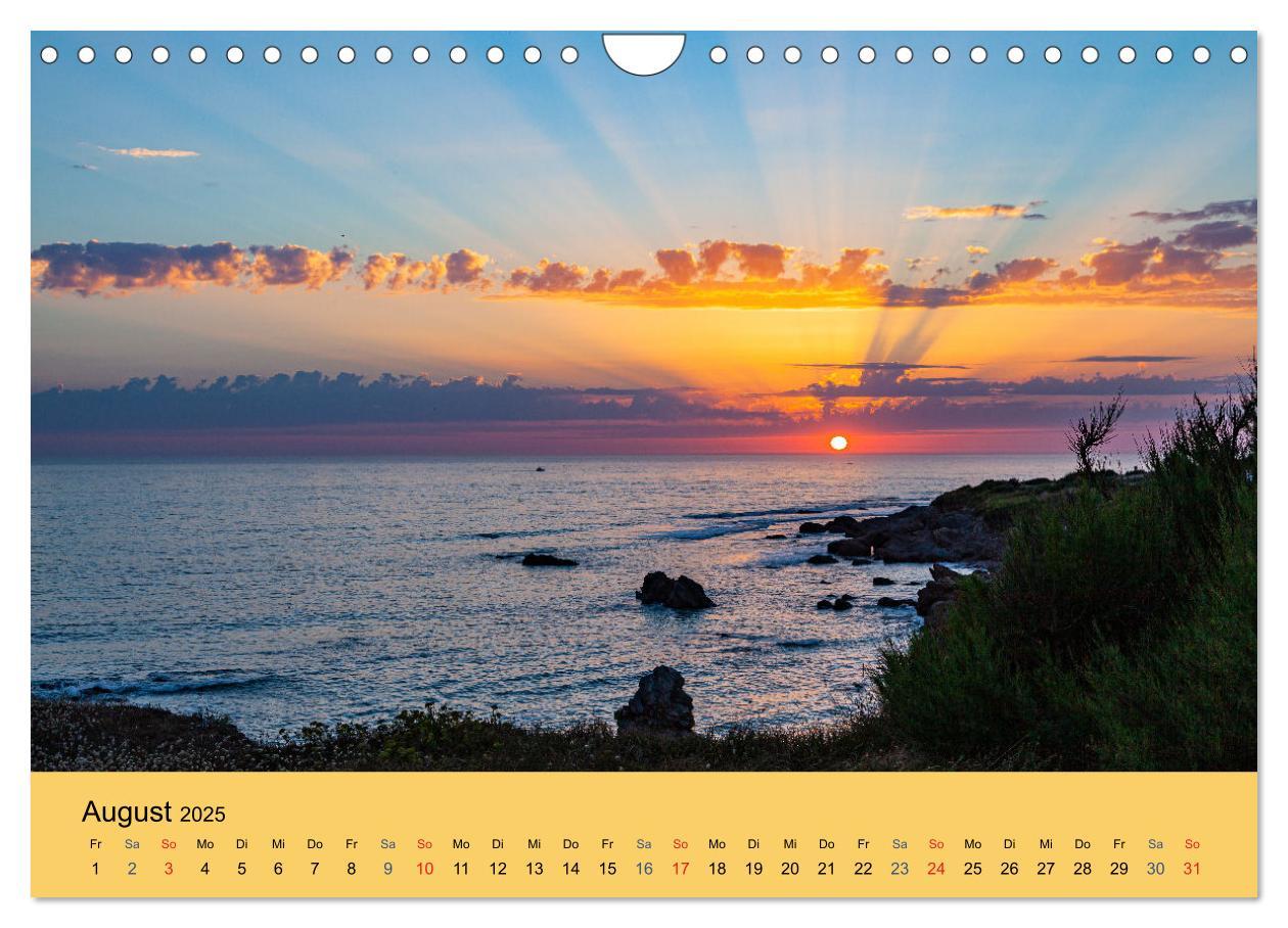 Bild: 9783435748679 | Sonnenuntergänge an der Atlantikküste (Wandkalender 2025 DIN A4...