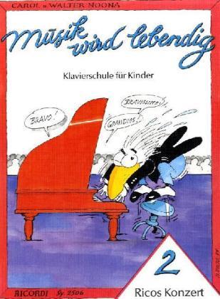 Cover: 9783931788490 | Ricos Konzert 2 | Musik wird lebendig. Klavierschule für Kinder | 1989