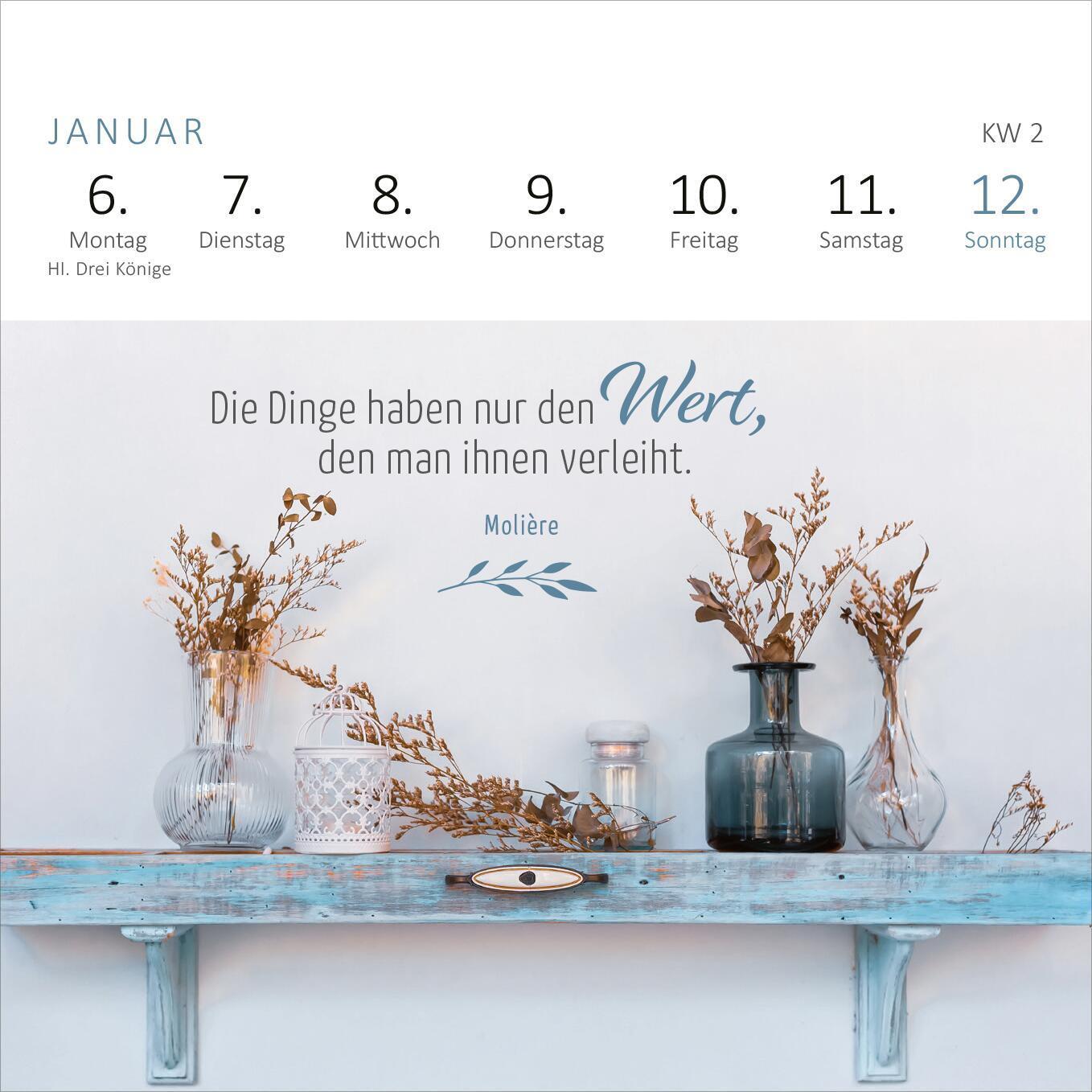 Bild: 4014489133124 | Mini-Wochenkalender 365 Tage Gelassenheit 2025 | Kalender | 108 S.