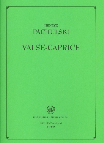 Cover: 9790206105456 | Valse-Caprice, op. 6 | Henryk Pachulski | Buch | EAN 9790206105456