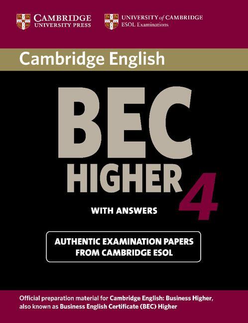 Cover: 9780521739207 | Cambridge BEC 4 Higher with Answers | Taschenbuch | Paperback | 2009