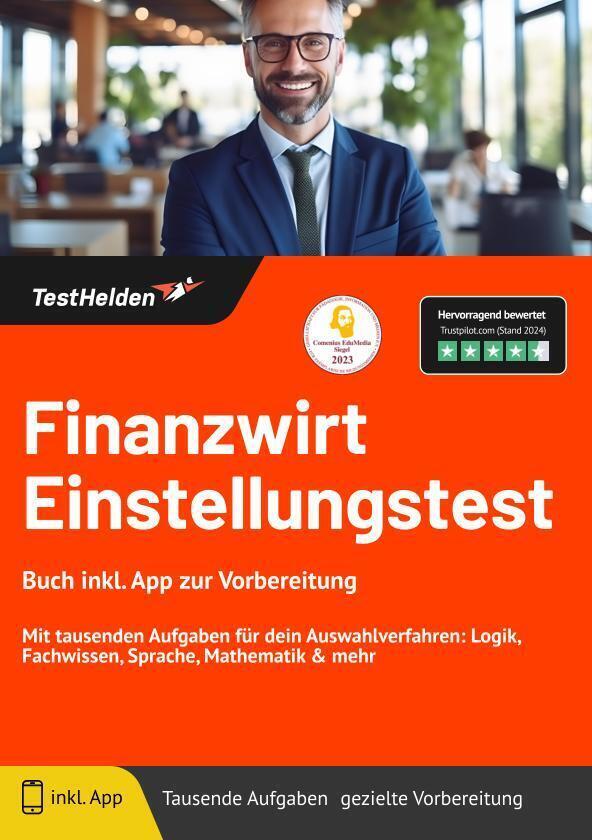 Cover: 9783988175342 | Finanzwirt Einstellungstest: Buch inkl. App zur Vorbereitung - Mit...