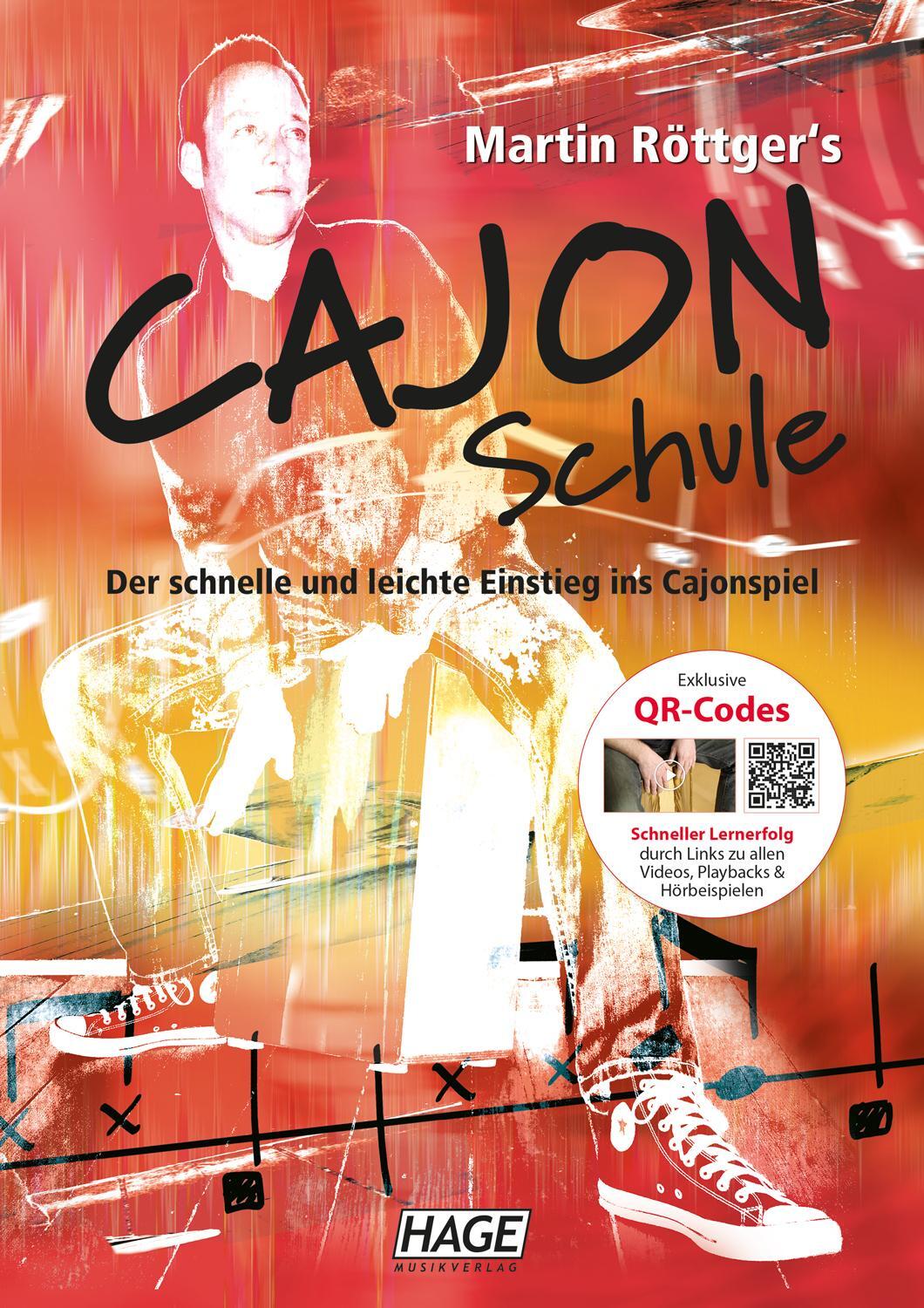 Cover: 4026929915344 | Martin Röttger's Cajon Schule, exklusive QR-Codes | Helmut Hage | Buch