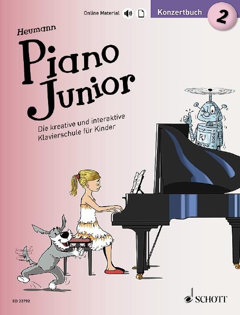 Cover: 9783795700553 | Piano Junior: Konzertbuch 2 | Hans-Günter Heumann | Broschüre | 2018