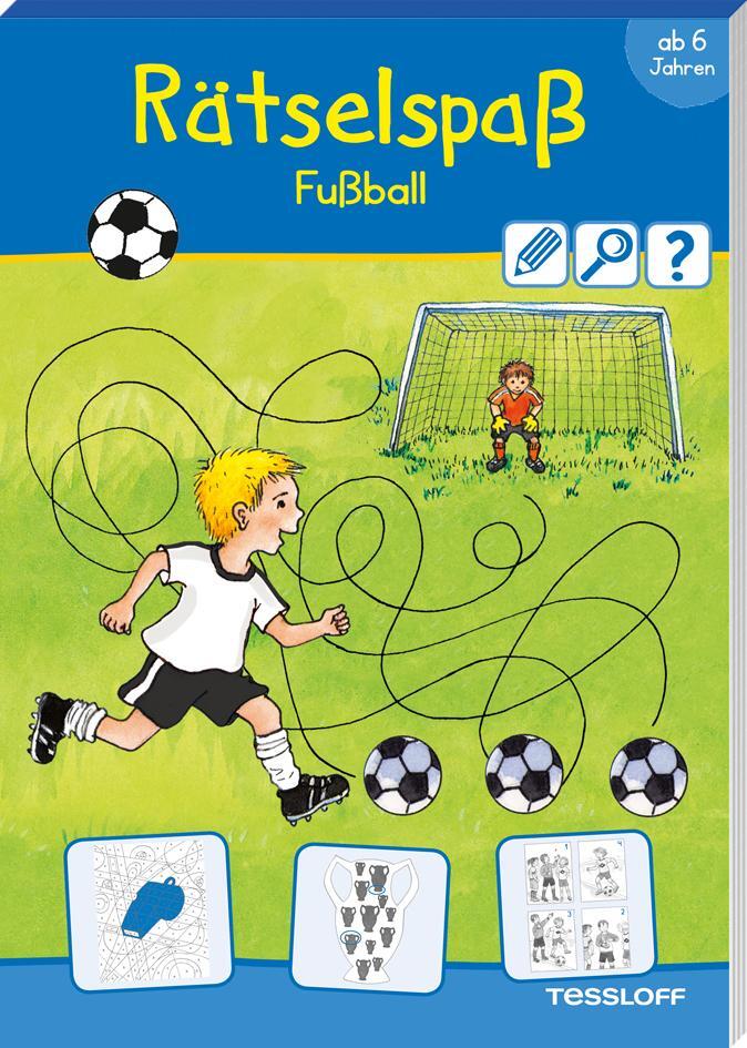 Cover: 9783788639686 | Rätselspaß Fußball ab 6 Jahren | Taschenbuch | Rätsel, Spaß, Spiele