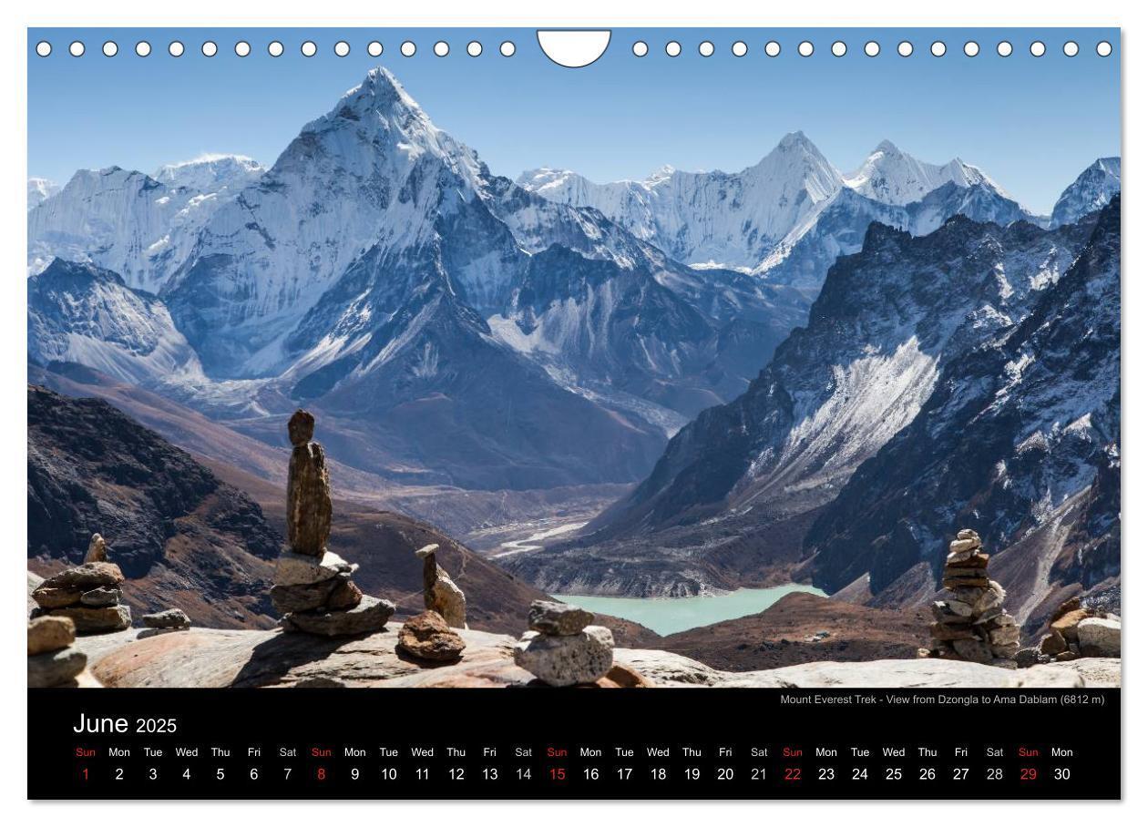 Bild: 9781325991471 | Mount Everest Trek (Wall Calendar 2025 DIN A4 landscape), CALVENDO...