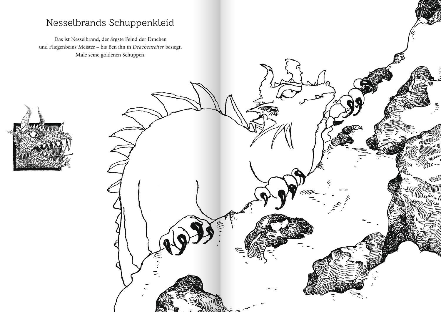 Bild: 4260160882120 | Drachenreiter. Fantastisches Malbuch | Cornelia Funke | Taschenbuch
