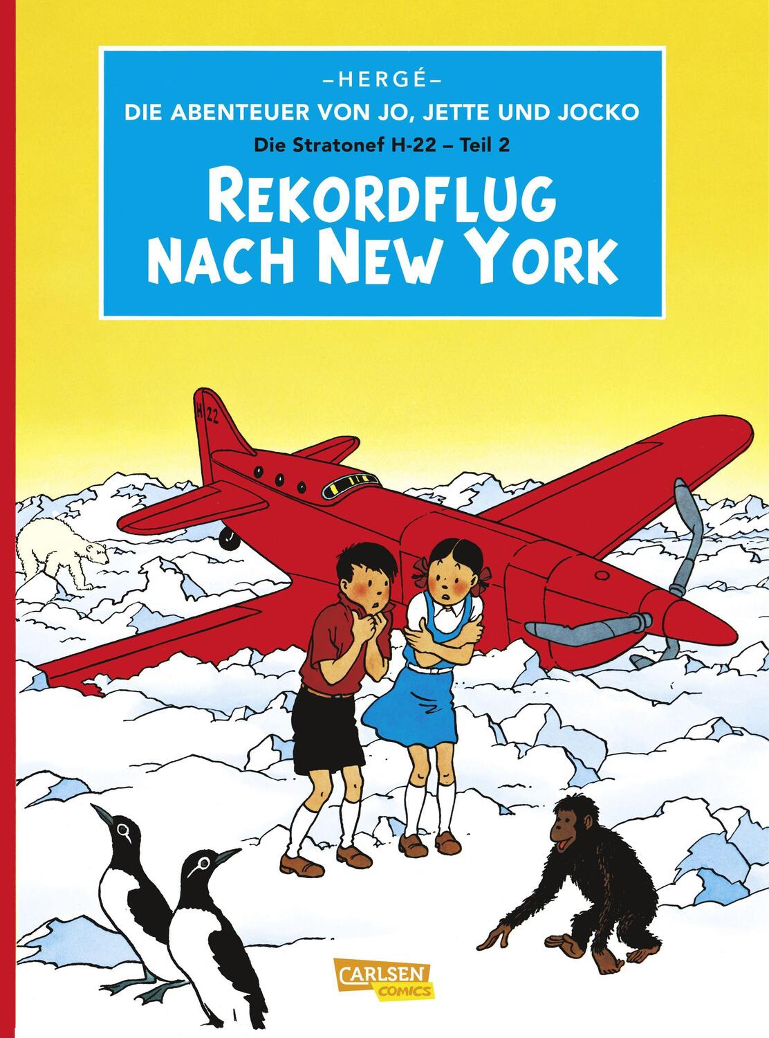 Cover: 9783551737083 | 4. Rekordflug nach New York | Hergé | Taschenbuch | Deutsch | 2016