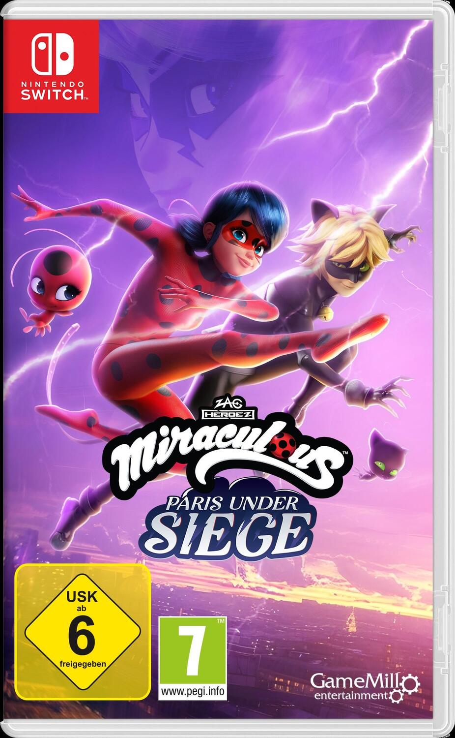 Cover: 5060968302184 | Miraculous: Paris Under Siege (Nintendo Switch) | Blu-ray Disc | 2024